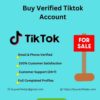 Buy Verified Tiktok Account