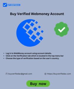 Buy Verified Webmoney Account